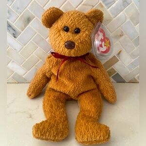 Beanie Baby Bear - Curly.